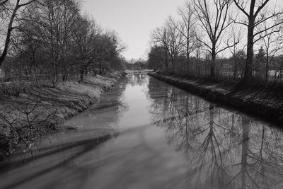 Footbridge over river