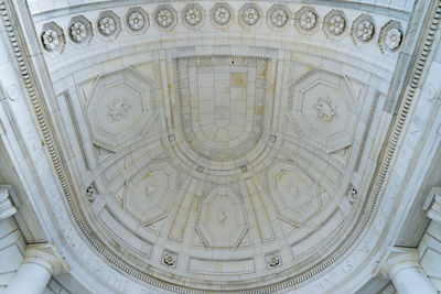 Low angle view of ceiling