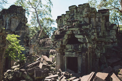 Old historical building in forest