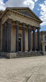 Facade of historical building