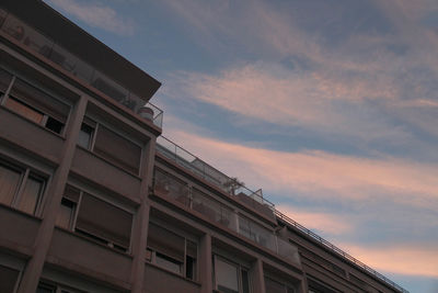 Low angle view of building against sky
