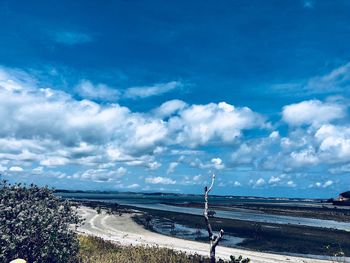 Scenic view of road against sky