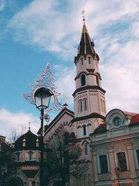 Low angle view of building against sky