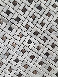 Full frame shot of patterned tiles