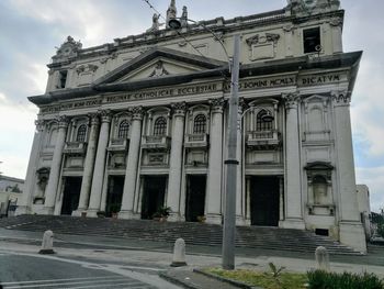 Facade of historical building