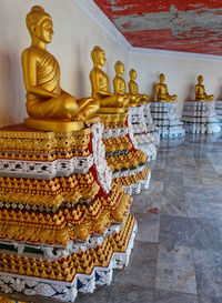 Statue of buddha in temple