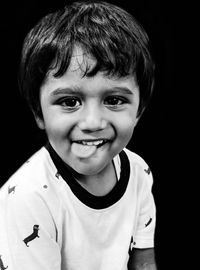 Portrait of smiling boy