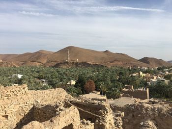 Panoramic view of landscape against sky