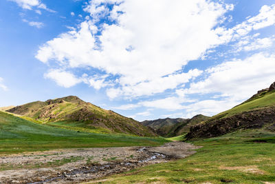 Scenic view of landscape against sky