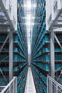 Modern automatized high rack warehouse