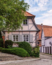 Old colorful buildings in lüneburg