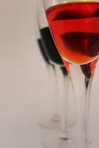 Close-up of red wine