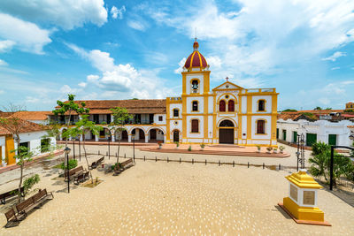 View of cathedral against cloudy sky