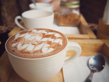 Close-up of coffee cup