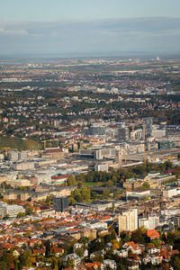 Stuttgart main station and königsbau in vertical format