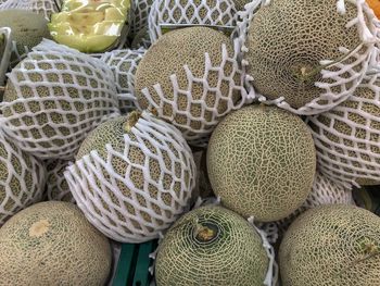 Full frame shot of fruits for sale in market