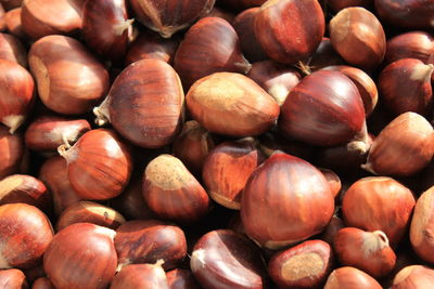 Full frame shot of onions