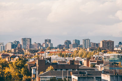 Cityscape against sky