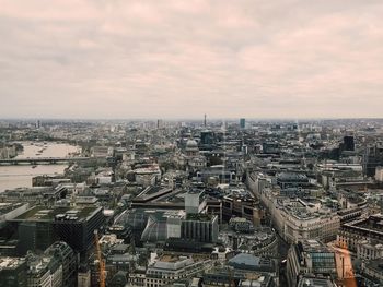 High angle view of cityscape