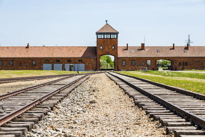 Auschwitz-birkenau concentration camp. holocaust memorial. oswiecim, poland, 16 may 2022