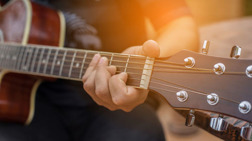 Man playing guitar