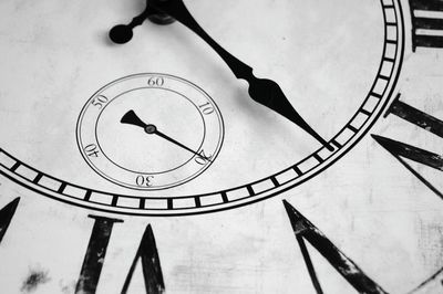 Cropped image of clock
