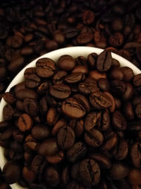 Close-up of coffee beans