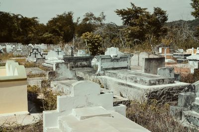 Statue in cemetery