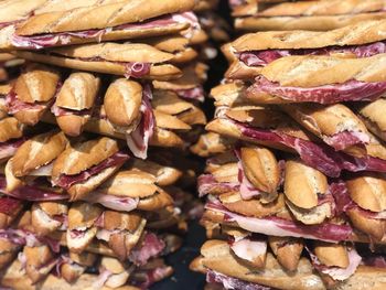 Full frame shot of bread