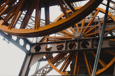 Low angle view of ferris wheel