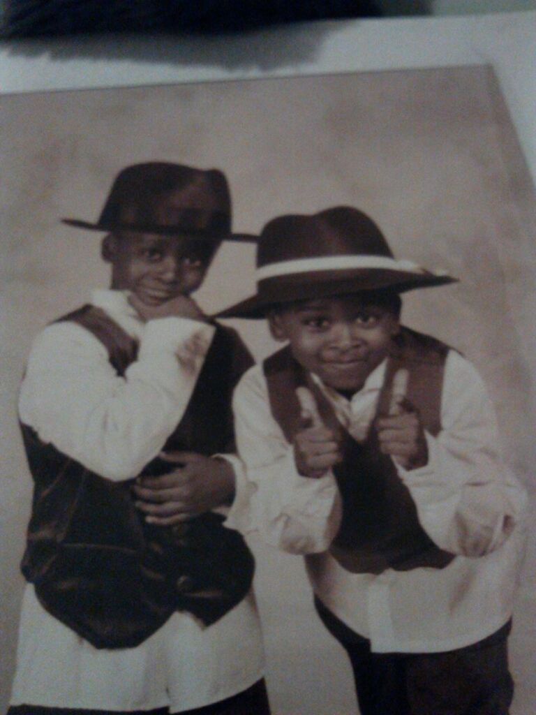 Me an my bro when we was young