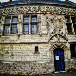 Low angle view of old building