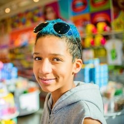 Portrait of smiling boy