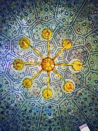 Multi colored umbrella