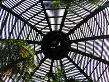 Low angle view of skylight