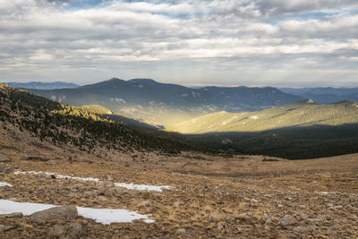 Evening in the mount evans wilderness, colorado