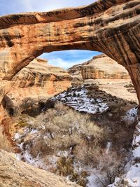 View of rock formation