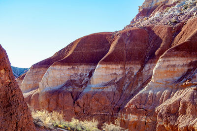 View of rock formations