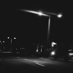 Road at night