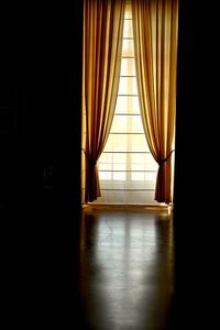 Empty corridor of building