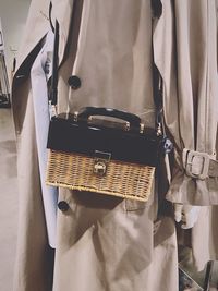 Close-up of man standing on floor