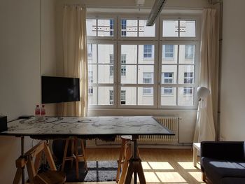 Interior of empty board room