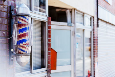 Sign on barber shop