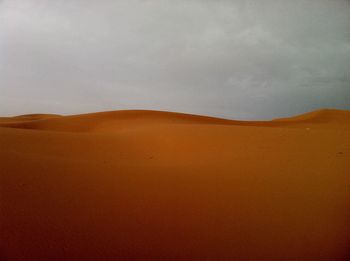 Scenic view of desert