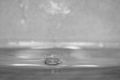 Close-up of water splashing