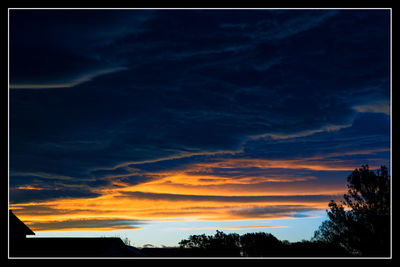 Low angle view of cloudy sky