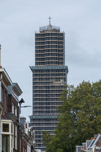 Low angle view of buildings against sky