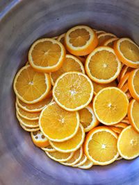 Slices of orange in a bowl