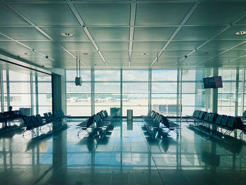 Interior of airport