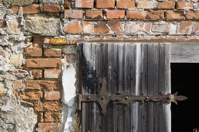 Close-up of brick wall